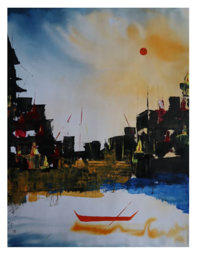 Time Pauses by the Ganges